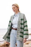 Lana Grossa GILET À RAYURES TOP-DOWN Vintage Superchunky