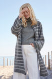 Lana Grossa GILET À RAYURES TOP-DOWN Merino Superiore & Silkhair