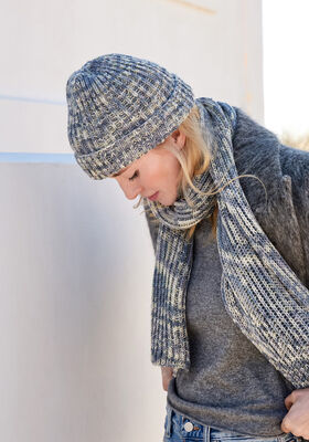 BONNET Cool Wool Print de Lana Grossa
