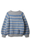 Lana Grossa TOP-DOWN PULL À RAYURES Cool Wool Big Mélange