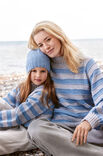 Lana Grossa TOP-DOWN PULL RAYÉ ENFANT Cool Wool Big Mélange