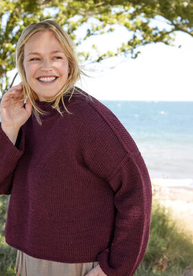 PULL SURDIMENSIONNÉ Cool Wool Superbig Mélange de Lana Grossa