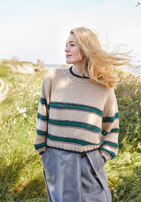 PULL SURDIMENSIONNÉ Cool Wool Superbig Mélange de Lana Grossa