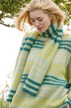 Lana Grossa ÉCHARPE Cool Wool Lace & Silkhair
