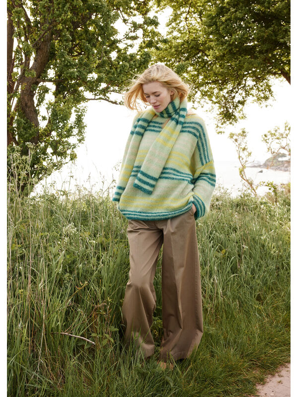 Lana Grossa PULL SURDIMENSIONNÉ Cool Wool Lace & Silkhair