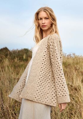 CARDIGAN Bottoni de Lana Grossa