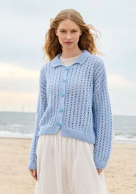 GILET Ecopuno & Silkhair de Lana Grossa
