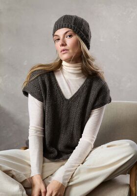 DÉBARDEUR Natural Lama Chunky de Lana Grossa