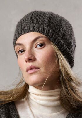 BONNET Natural Lama Chunky de Lana Grossa