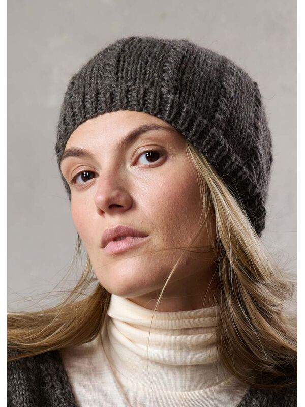 Lana Grossa BONNET Natural Lama Chunky