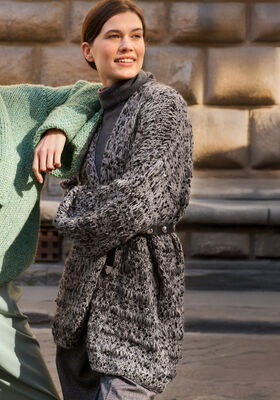CARDIGAN Alta Moda Alpaca, Setasuri & Cosmo de Lana Grossa