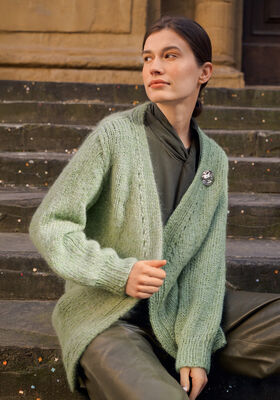 CARDIGAN Superkid Seta & Setasuri de Lana Grossa