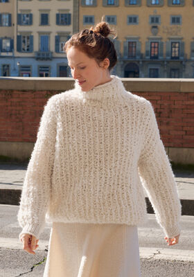PULL À COL ROULÉ Orsetto & Alta Moda Alpaca de Lana Grossa
