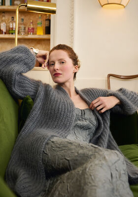 MANTEAU COURT Superkid Seta & Silkhair de Lana Grossa