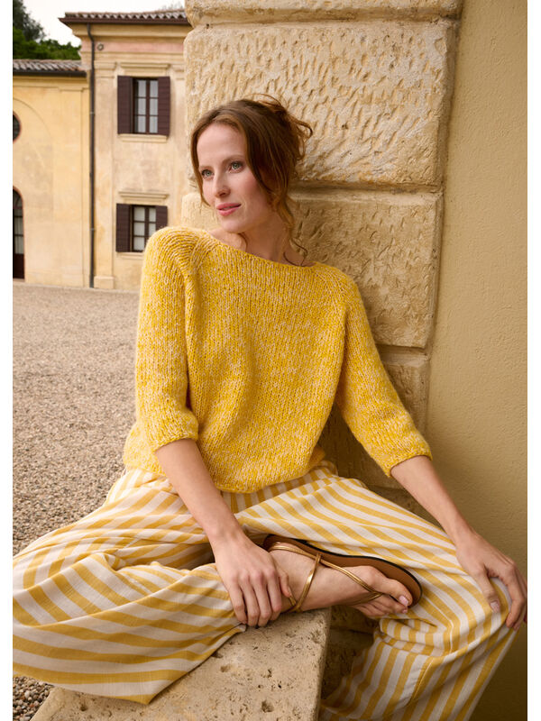 Lana Grossa PULL À MANCHES COURTES Summer Softness & Setasuri Pearls