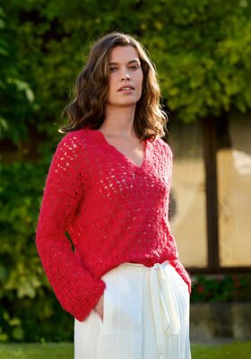 PULL AU CROCHET Setasuri de Lana Grossa