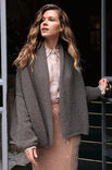 Lana Grossa CARDIGAN TOP-DOWN AVEC UNE ÉCHARPE COL Orsettini