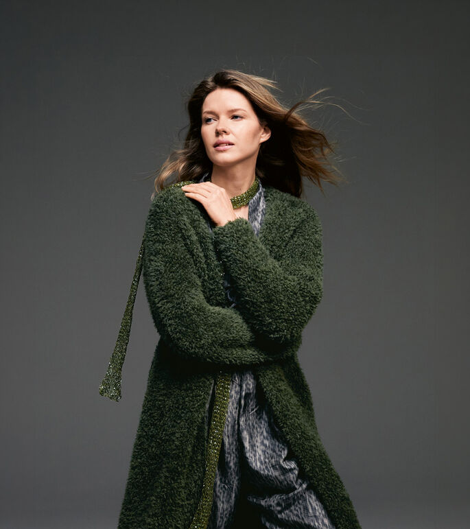 Lana Grossa MANTEAU Pelliccia