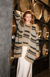 Lana Grossa GILET EN MÉLANGE DE MOTIFS Orsetto, Mohair di Gio, Brigitte No. 2 & Cosmo
