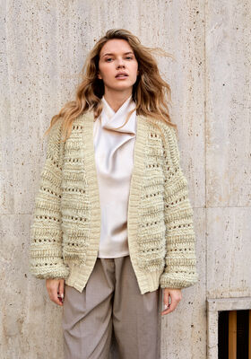 GILET EN MÉLANGE DE FILS Alta Moda Alpaca, Orsetto & Chiaro de Lana Grossa