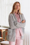 Lana Grossa GILET LONG TOP-DOWN Natural Alpaca Lungo