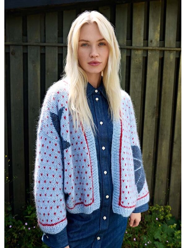Lana Grossa CARDIGAN JACQUARD Ecopuno & Silkhair