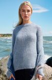 Lana Grossa PULL AVEC UN COL ROND Natural Superkid Tweed