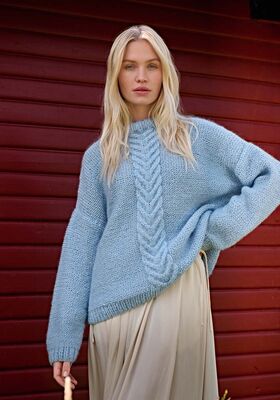 PULL À COL ROULÉ Superkid Seta de Lana Grossa
