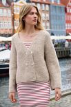Lana Grossa GILET EN MOTIF ROTIN Natural Alpaca Pelo