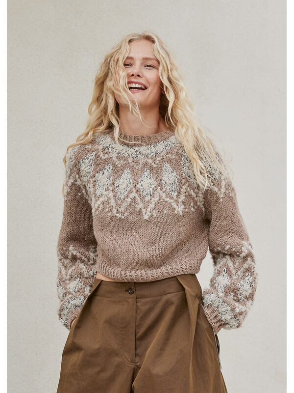 Lana Grossa PULL COURT Natural Lama Chunky, Orsetto & Glamour
