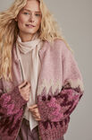 Lana Grossa GILET EN MOTIF JACQUARD Natural Alpaca Pelo, Silkhair & Orsetto