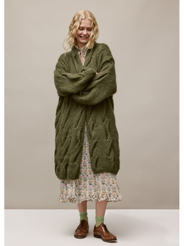 Lana Grossa CARDIGAN SURDIMENSIONNÉ Mohair di Gio