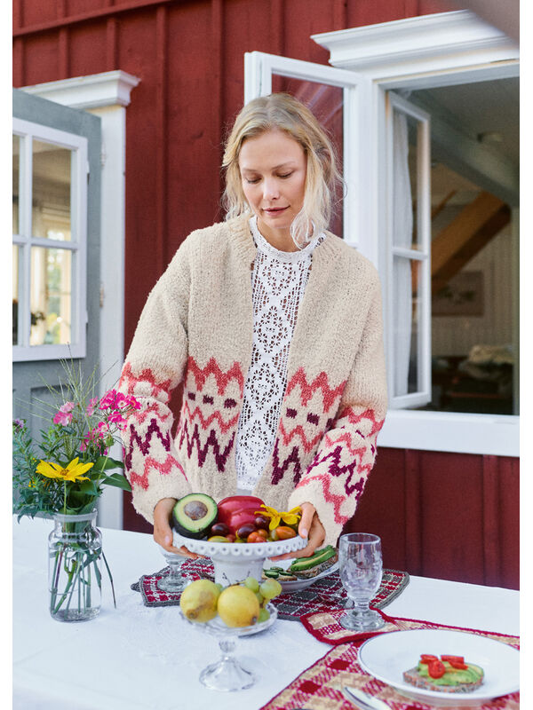 Lana Grossa GILET Orsettini & Natural Alpaca Pelo