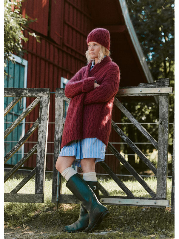 Lana Grossa GILET À TORSADES Mohair di Gio