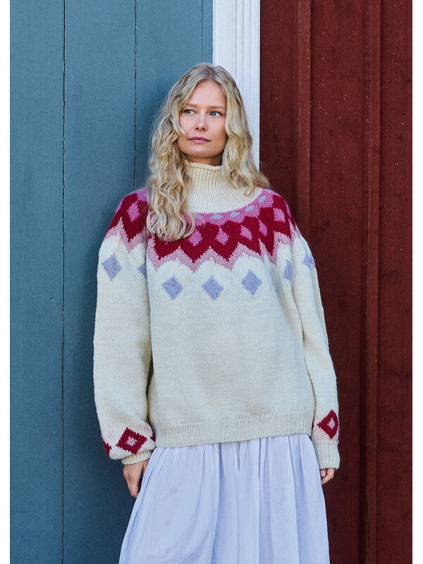 Lana Grossa PULL À EMPIÈCEMENT RONDE Landlust Naturwolle