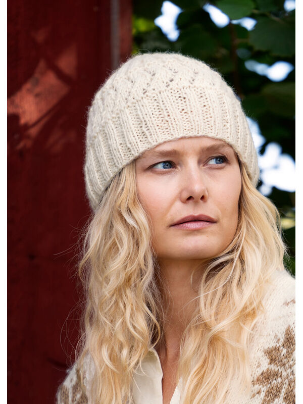 Lana Grossa BONNET Natural Alpaca Pelo