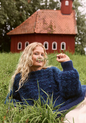 PULL EN T Orsetto Moulinè & Mohair di Gio de Lana Grossa