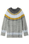 Lana Grossa PULL À EMPIÈCEMENT CIRCULAIRE Natural Alpaca Pelo & Basta
