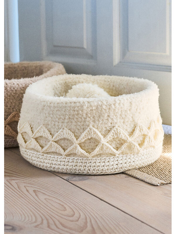 Lana Grossa PETIT PANIER AVEC BORDURE The Tube, Soffio, Pelliccia & Cool Wool Superbig