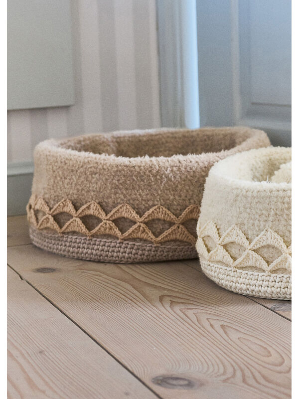 Lana Grossa PANIER AVEC BORDURE The Tube, Soffio, Pelliccia & Cool Wool Superbig