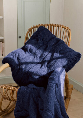 HOUSSE DE COUSSIN Alta Moda Alpaca & Natural Superkid Tweed de Lana Grossa