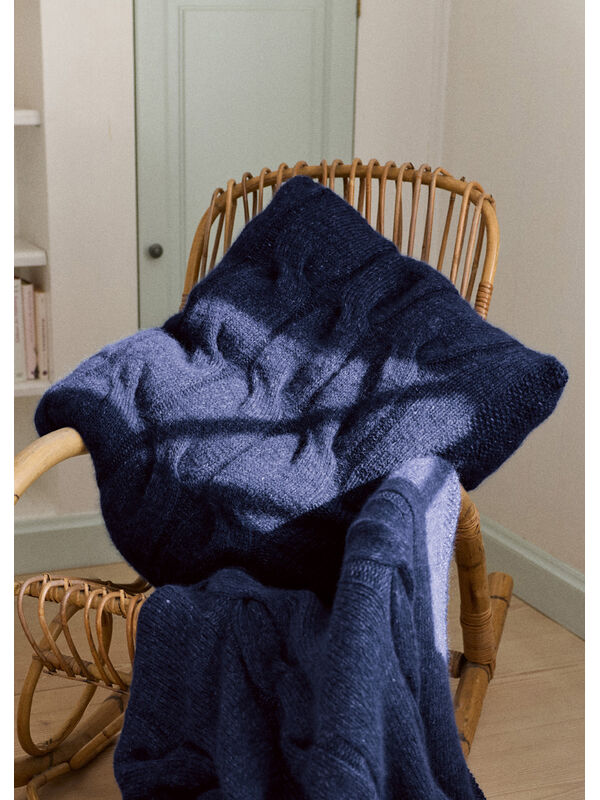 Lana Grossa HOUSSE DE COUSSIN Alta Moda Alpaca & Natural Superkid Tweed