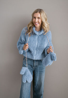 VESTE CLOUD PILE Pelliccia de Lana Grossa