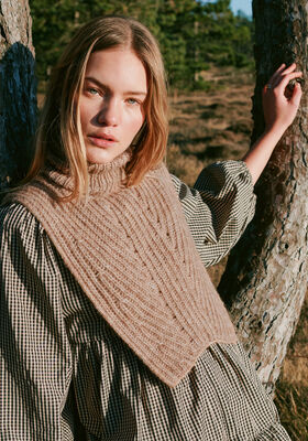 DÉBARDEUR EN CÔTES ANGLAISES Natural Alpaca Pelo de Lana Grossa