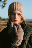 Lana Grossa MOUFLES EN JERSEY ENDROIT Cara & Natural Alpaca Pelo