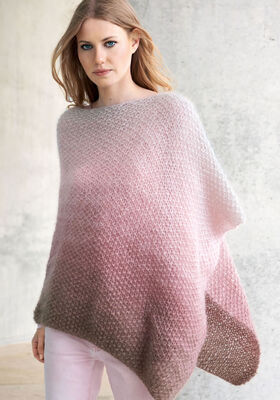 PONCHO Silkhair de Lana Grossa