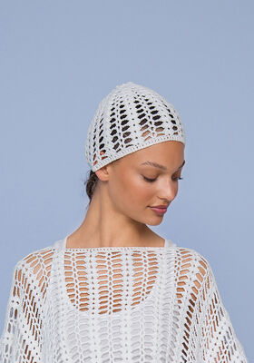 BONNET AU CROCHET Elastico de Lana Grossa