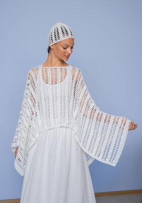 PONCHO Elastico de Lana Grossa