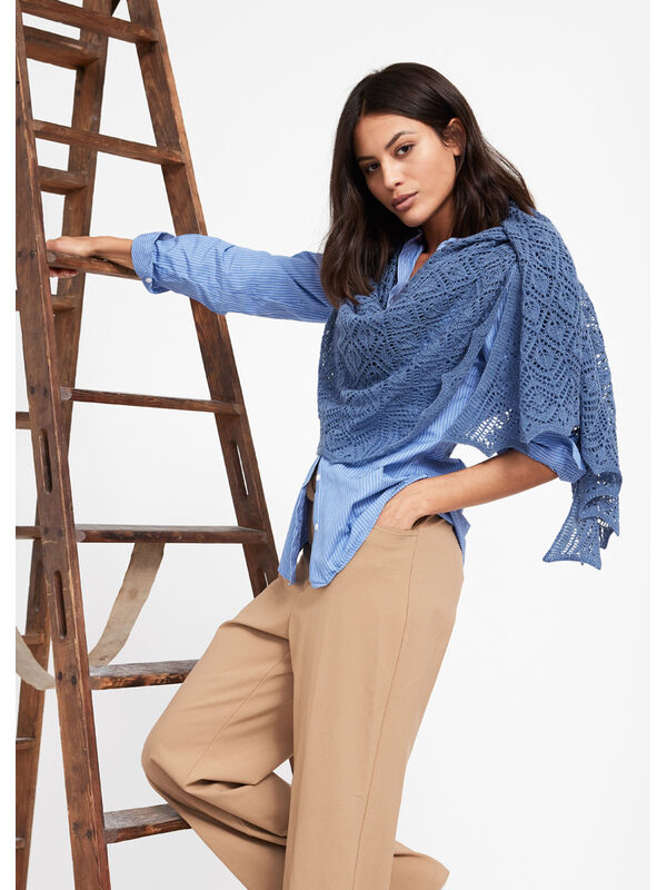 Lana Grossa CHÂLE Cool Wool Lace