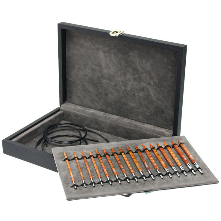 Lana Grossa Set d'aiguille design en bois Quattro